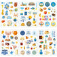 Hanukkah Candle Sealing Stickers - 6 Sheets